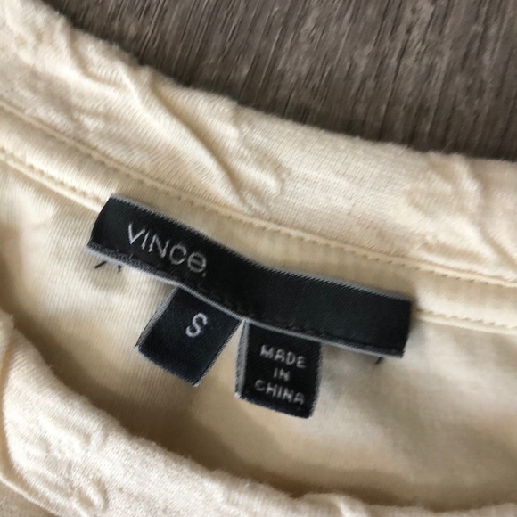 Vince jacquard 3/4 sleeve sweatshirt small - Picture 4 of 6